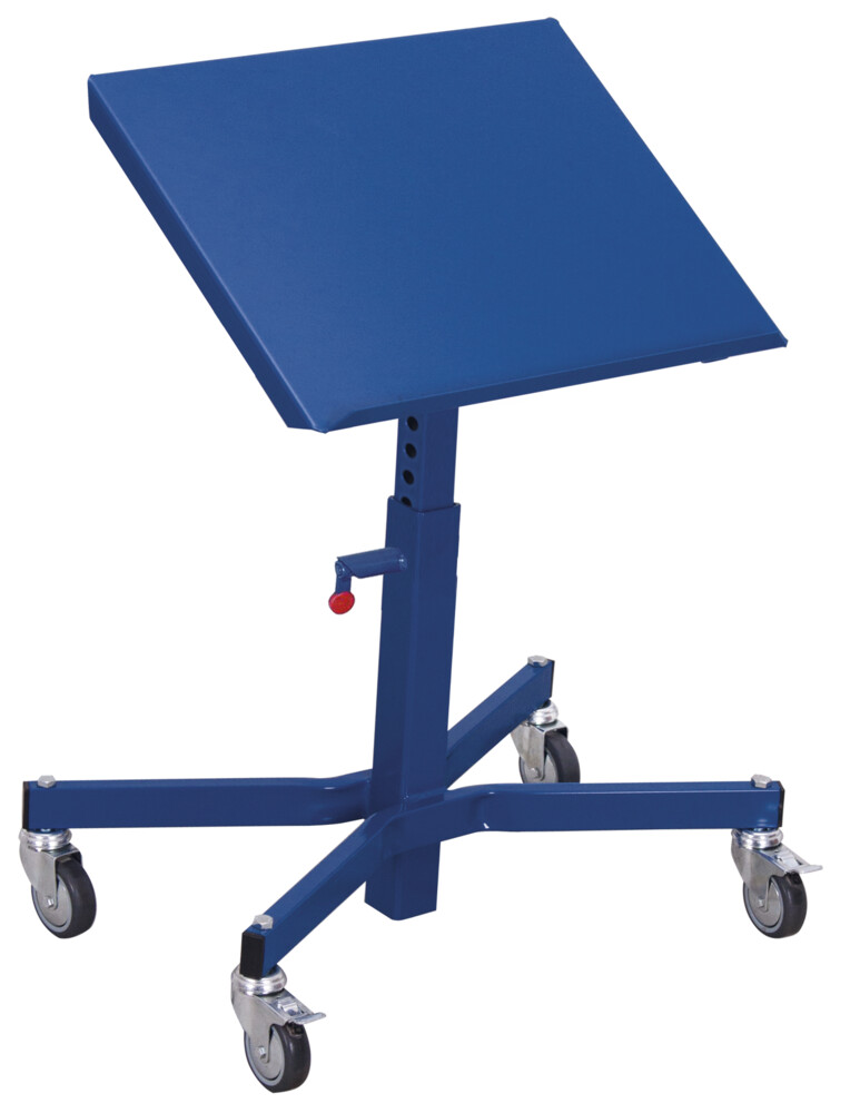 Material stand, one-sided tiltable Material stand, one-sided tiltable