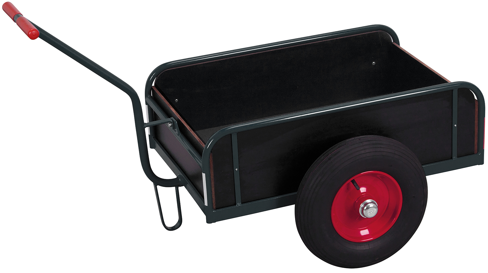 Hand truck with side walls