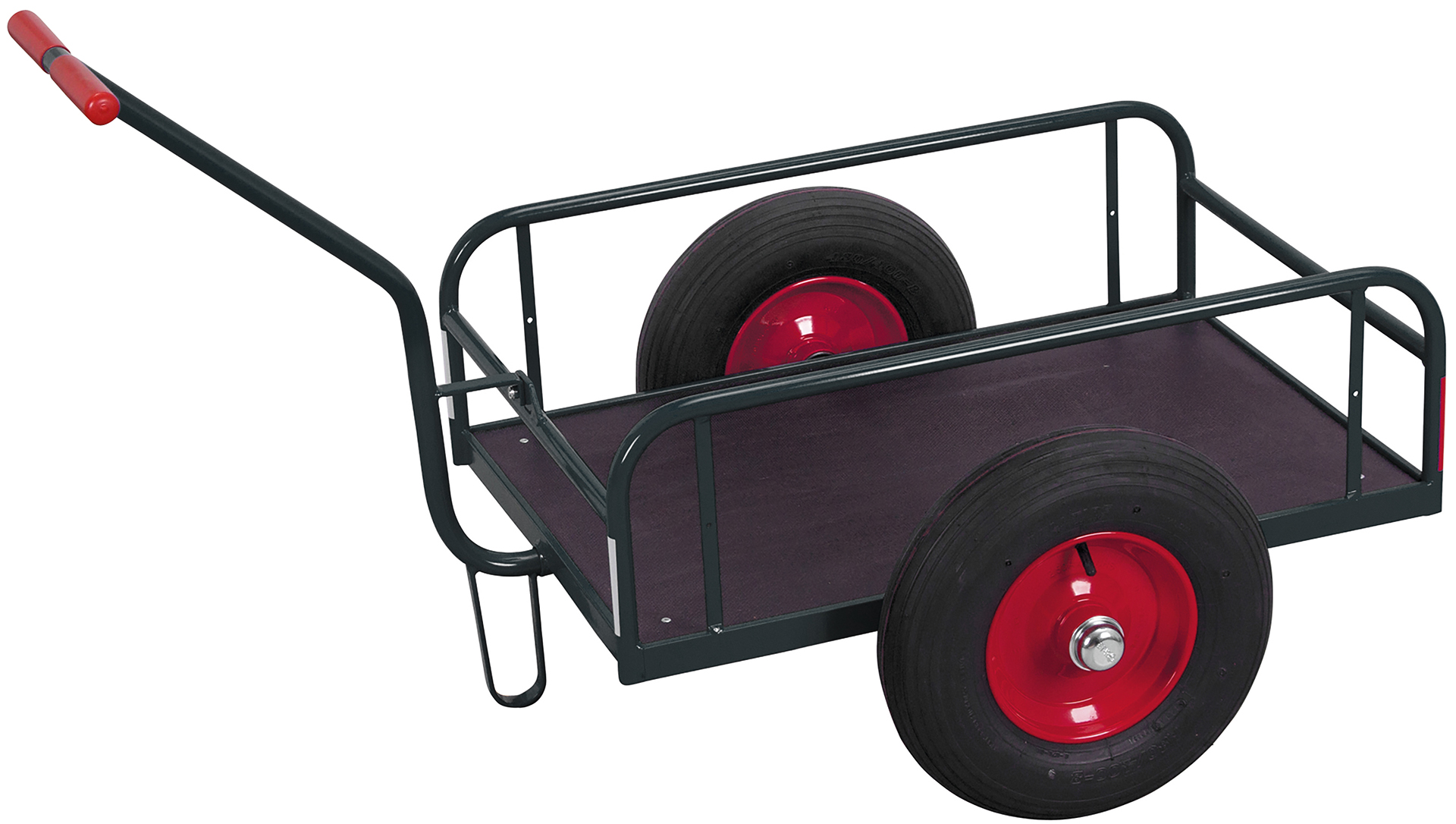 Hand truck without side walls