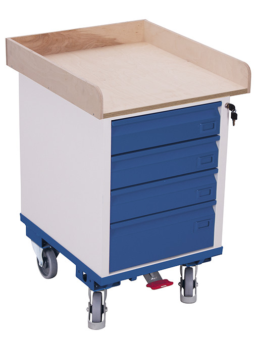 Cabinet with 4 drawers and 1 load surface Cabinet with 4 drawers and 1 load surface