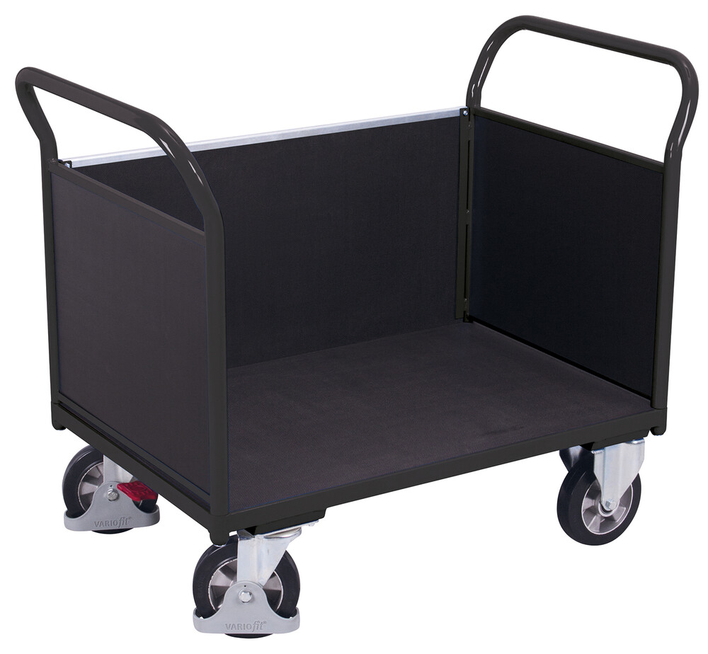 Three-sided trolley with screen printing plate Three-sided trolley with screen printing plate