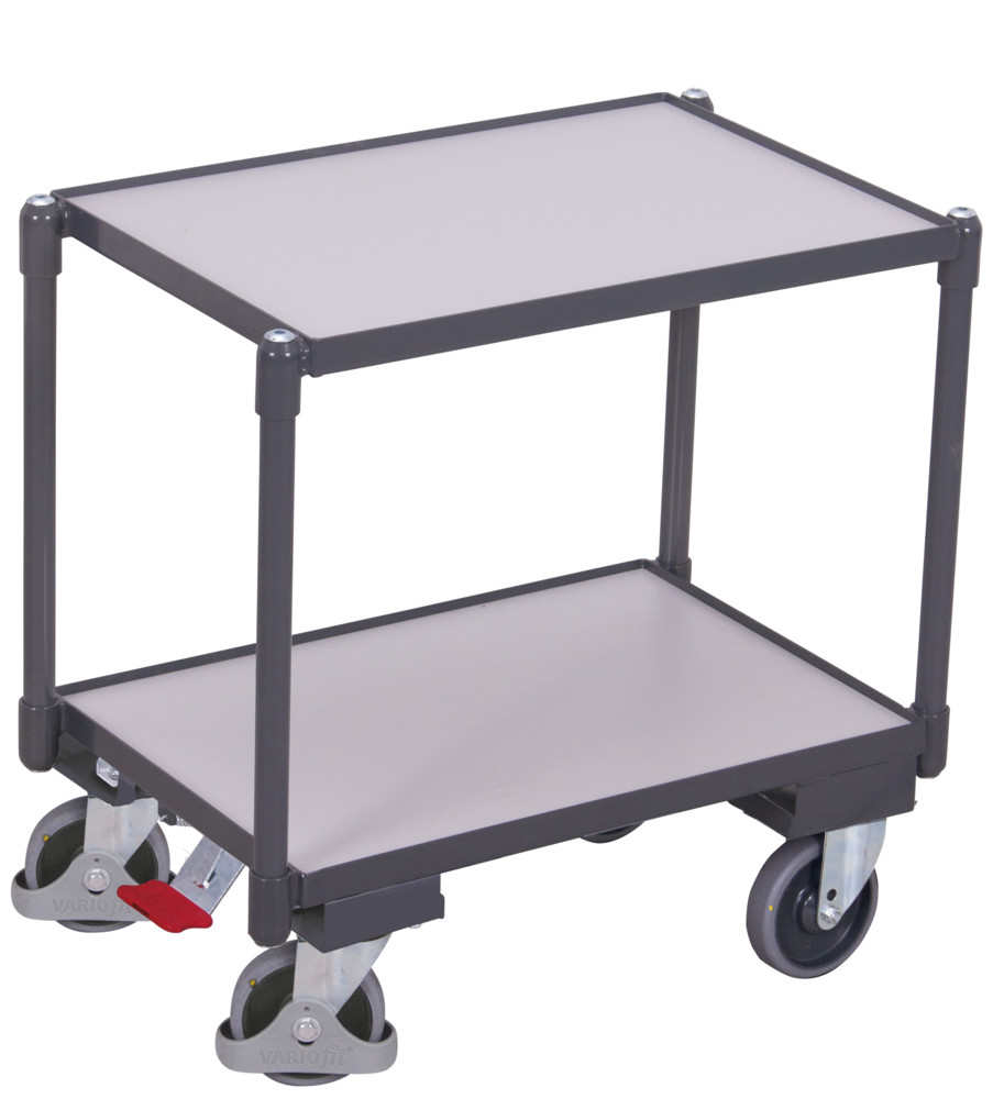 ESD Euro-System-Roller mit 2 Ladeflächen (10 mm Rand) ESD Euro-System-Roller mit 2 Ladeflächen (10 mm Rand)