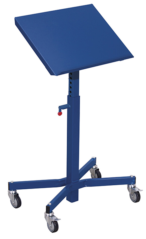 Material stand, one-sided tiltable Material stand, one-sided tiltable