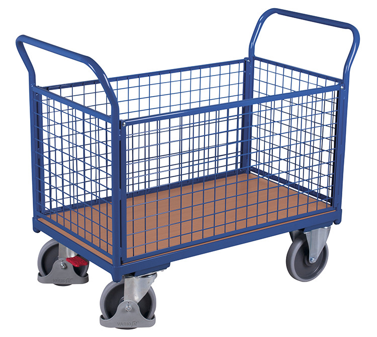 Four-sided trolley with mesh Four-sided trolley with mesh