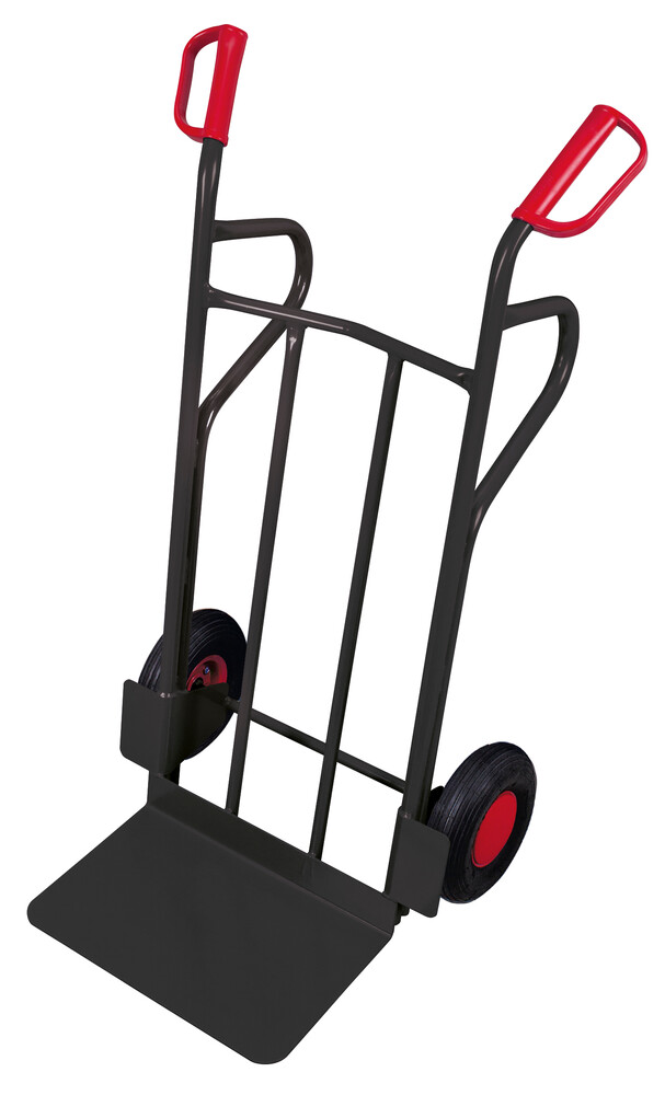 Tubular steel truck with large toe plate Tubular steel truck with large toe plate