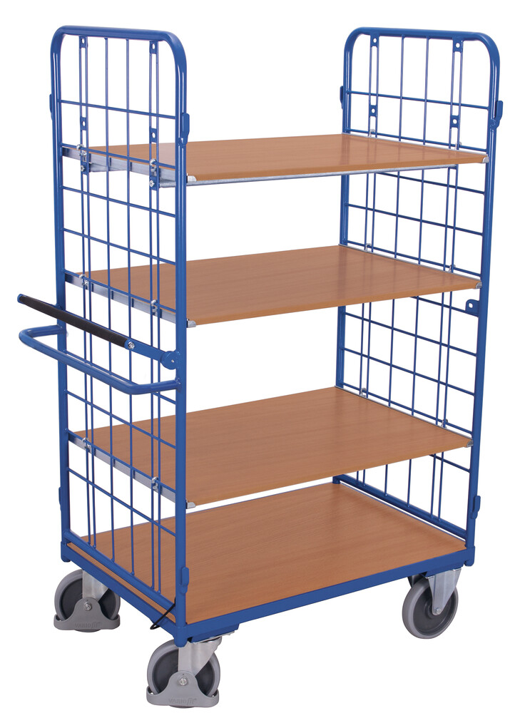 Shelf trolley, high with dead man’s brake Shelf trolley, high with dead man’s brake