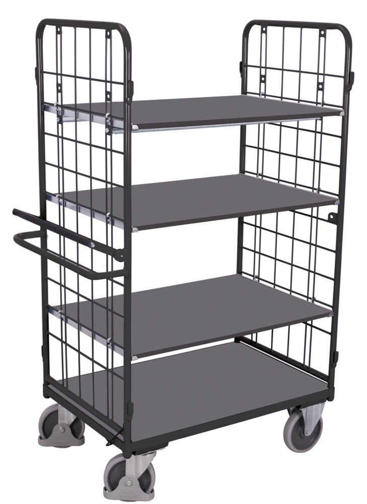 Shelf trolley, high with dead man’s brake Shelf trolley, high with dead man’s brake