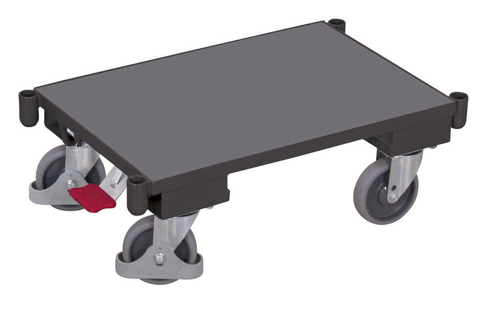 Euro system dolly with board and sockets Euro system dolly with board and sockets