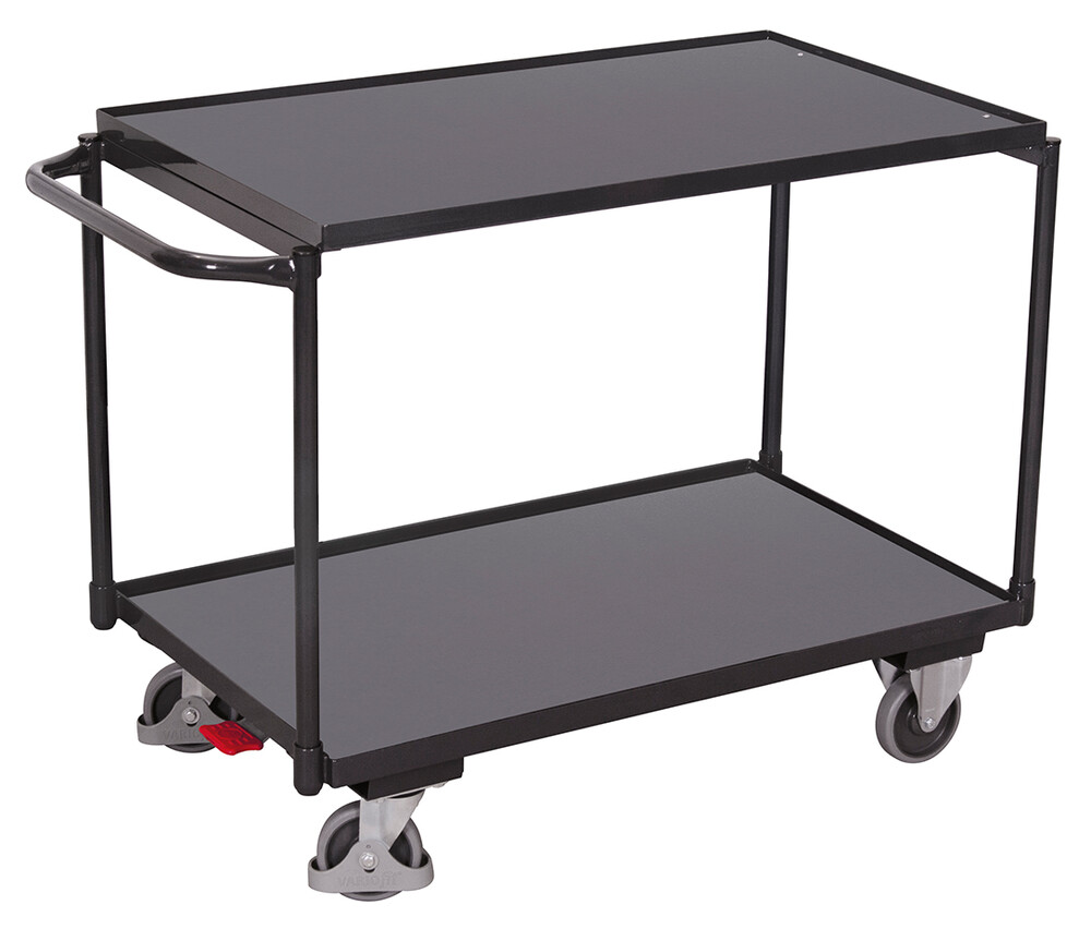 Table trolley with 2 load surfaces
