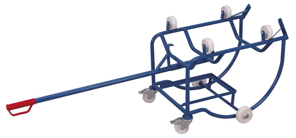 Drum dispenser with 4 plastic wheels Drum dispenser with 4 plastic wheels