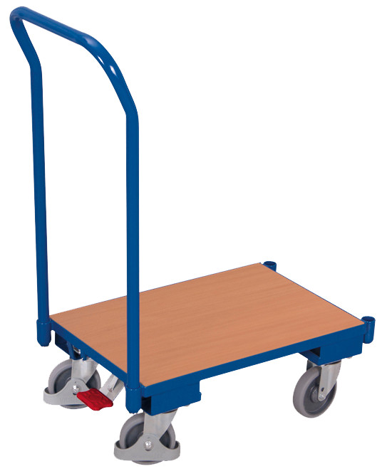 Wózek systemowy Euro z podłogą z płyty i pałąkiem Wózek systemowy Euro z podłogą z płyty i pałąkiem