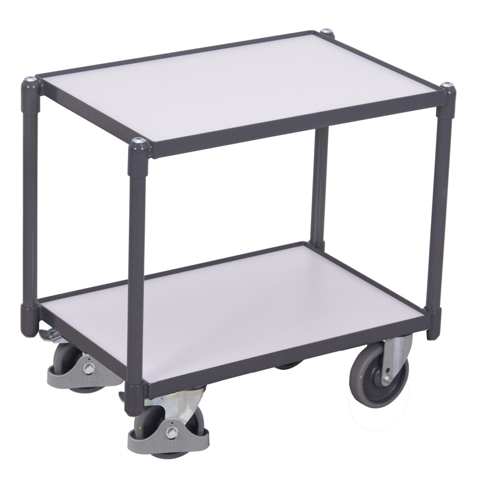 ESD Euro-System-Roller mit 2 Ladeflächen (10 mm Rand) ESD Euro-System-Roller mit 2 Ladeflächen (10 mm Rand)