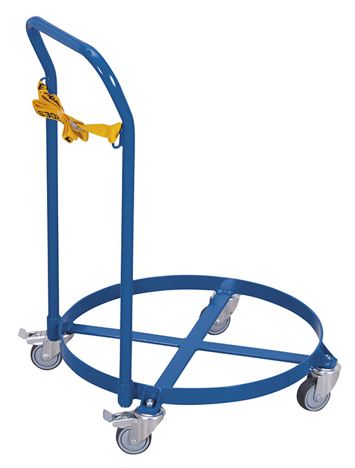 Chariot porte-fûts avec barre de poussée Chariot porte-fûts avec barre de poussée