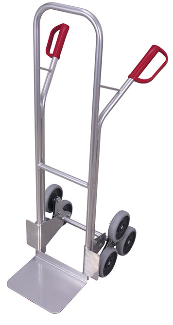 Aluminium Treppenkarre mit 2 dreiarmigen Radsternen