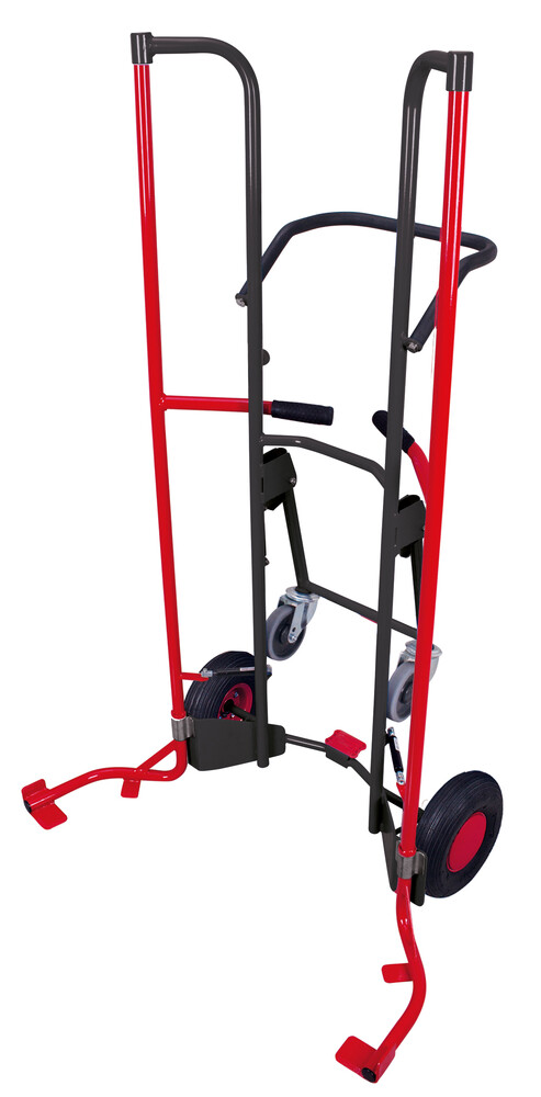 Tyre truck with supporting wheels Tyre truck with supporting wheels