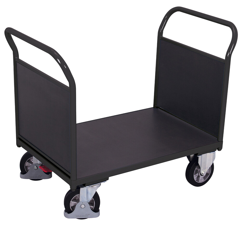 Double-end trolley with screen printing plate Double-end trolley with screen printing plate