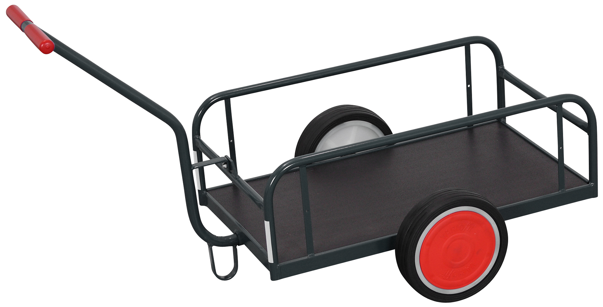 Hand truck without side walls