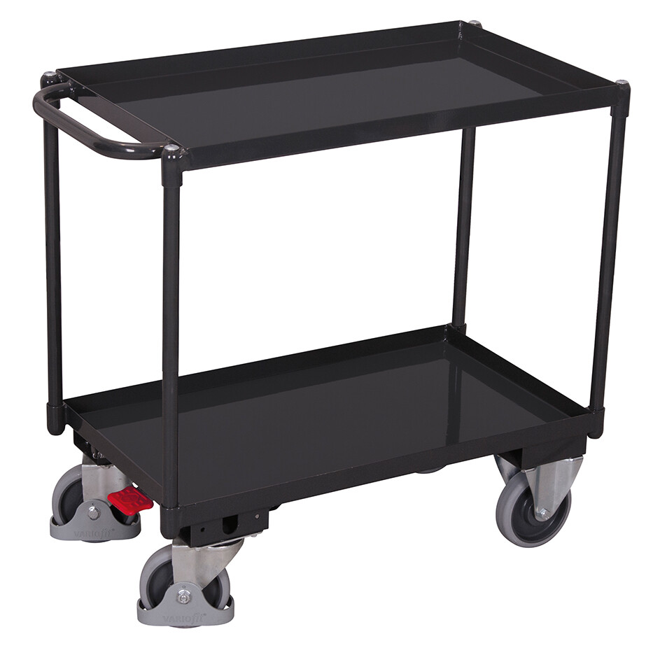 Table trolley with 2 load surfaces Table trolley with 2 load surfaces