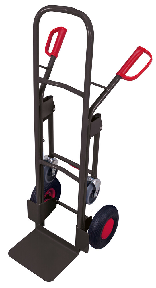 Tubular steel truck with 2 additional support roller Tubular steel truck with 2 additional support roller