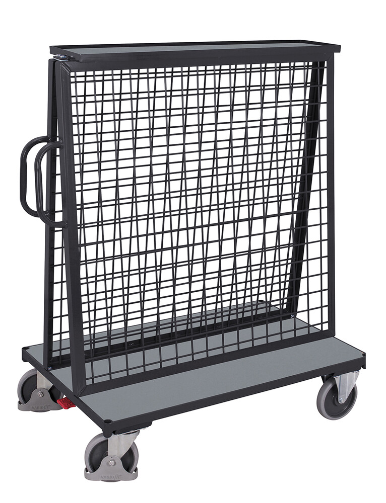 Wózek do półwyrobów z półką  Wózek do półwyrobów z półką