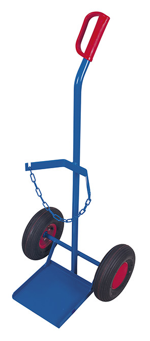 Taczka do transportu 1 butli stalowej o pojemności 20, 40 - 50 l Taczka do transportu 1 butli stalowej o pojemności 20, 40 - 50 l