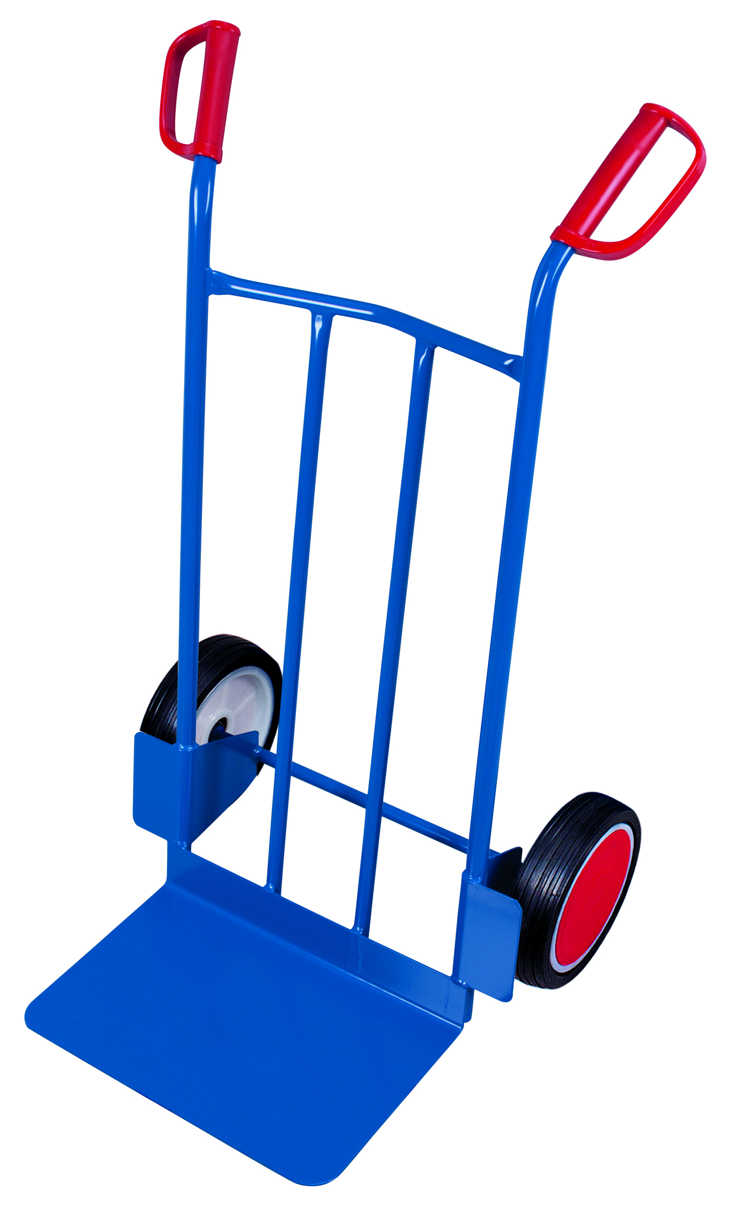 Tubular steel truck with large toe plate