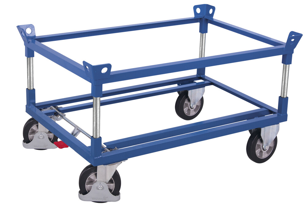 Steel-frame dolly with 2 angle-steel frames Steel-frame dolly with 2 angle-steel frames