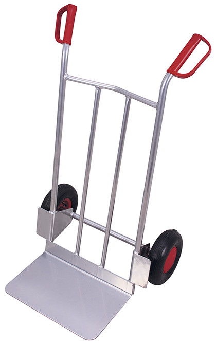 Diable en aluminium avec grande pelle Diable en aluminium avec grande pelle