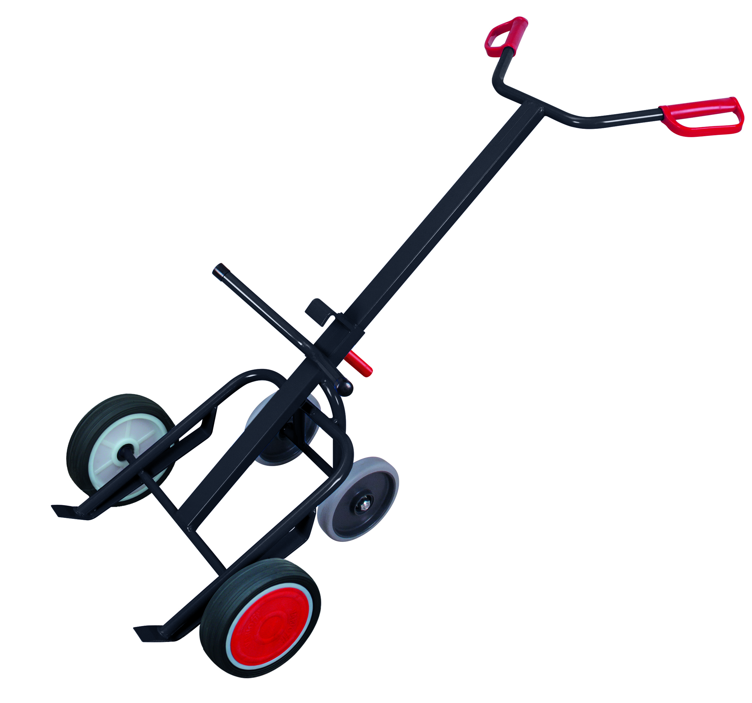 Drum truck with 2 supporting wheels Drum truck with 2 supporting wheels