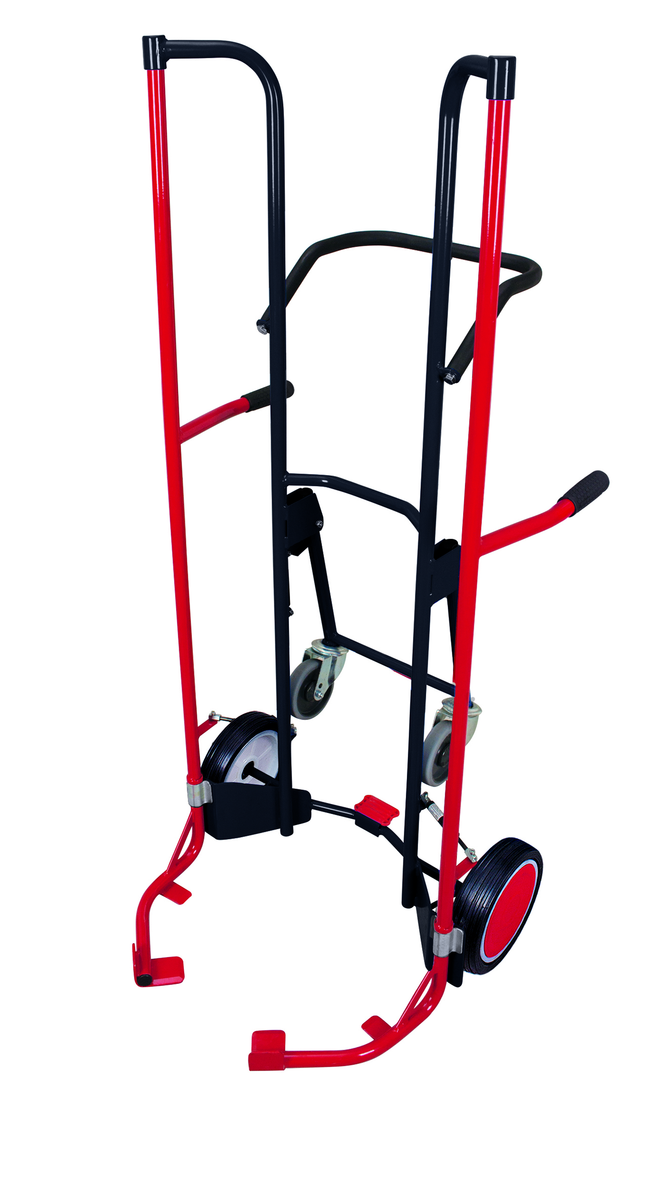 Tyre truck with supporting wheels Tyre truck with supporting wheels