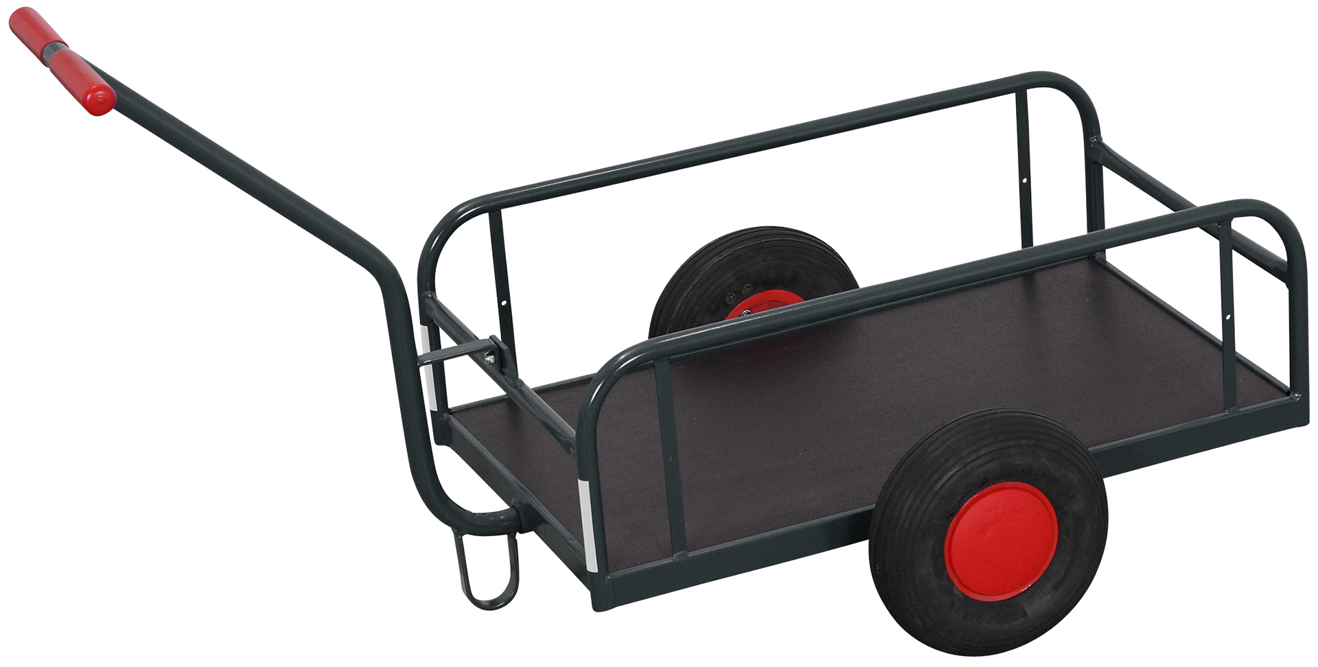Hand truck without side walls